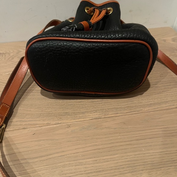 Dooney & Bourke Black and Brown Crossbody Bag with Leather Accents - Picture 13 of 13